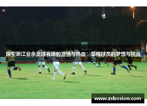 探索浙江业余足球赛场的激情与热血：草根球员的梦想与挑战