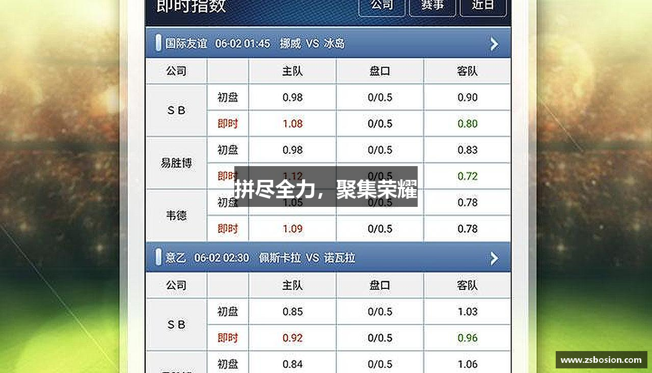 拼尽全力，聚集荣耀